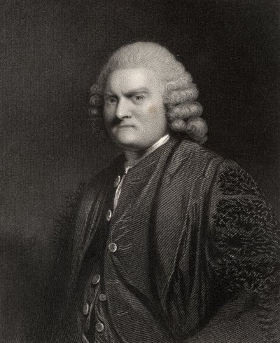 Sir John Pringle, inciso da W.H. Mote, da 